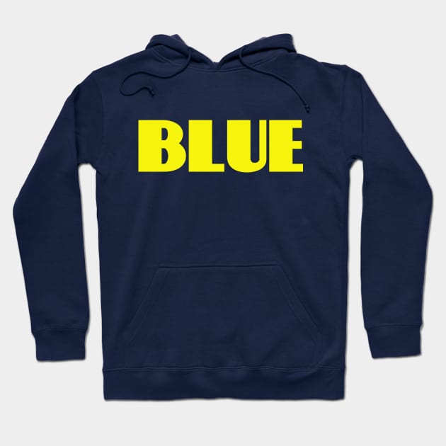 Blue and Yellow design! Hoodie by VellArt